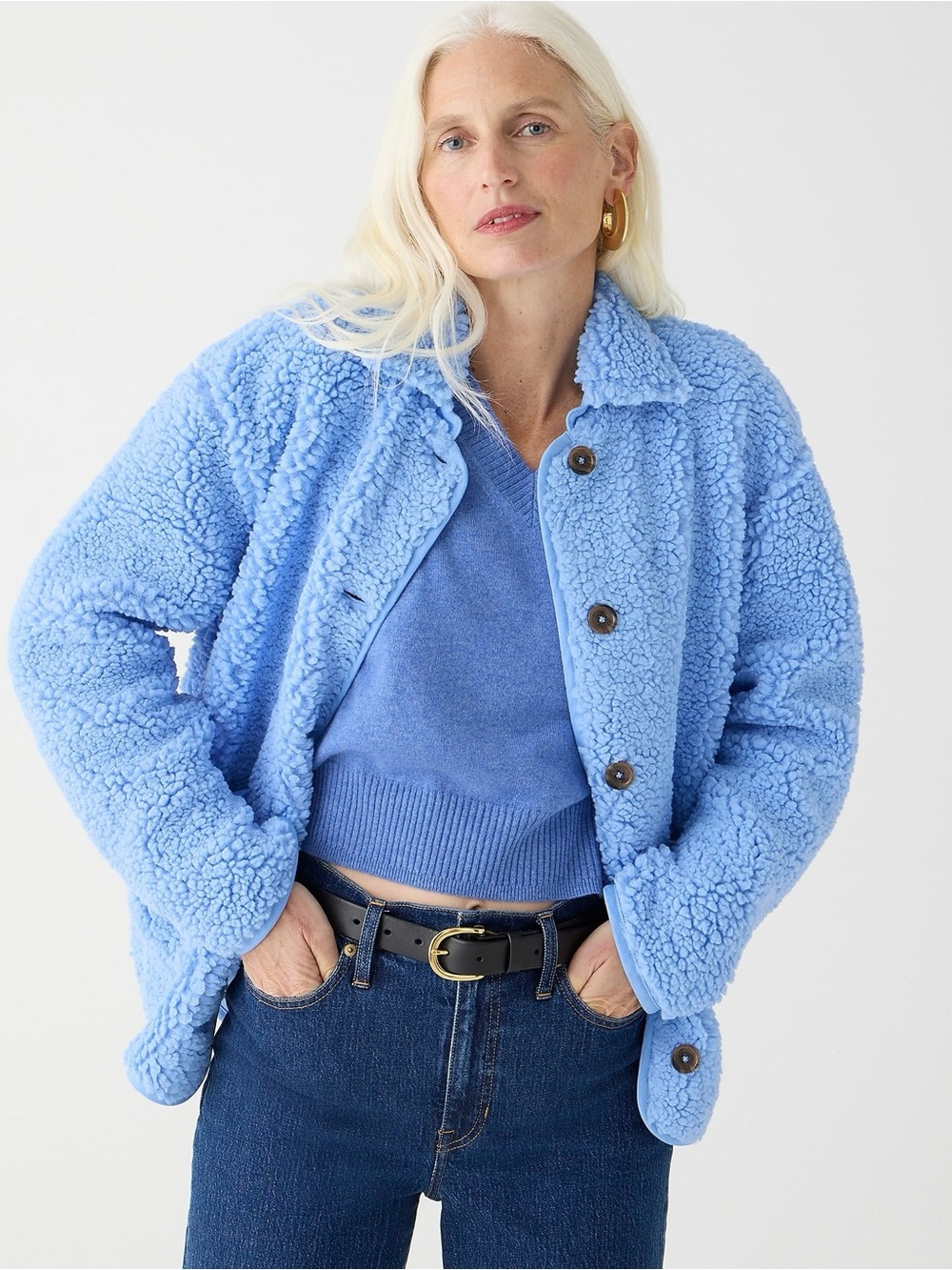 J crew Faux sherpa Barn Jacket - NWOT